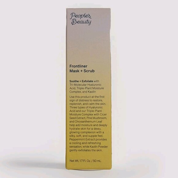 PEOPLE'S BEAUTY Frontliner Mask + Scrub - Picture 2 of 2